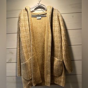 Cream and tab cardigan